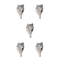 thumbnail image 3 of Redempat Antique Resin Animal Hooks Various Unique Designs Wolf 7.5x5.8x13.8cm 5Set, 3 of 6