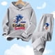 thumbnail image 3 of Conjunto de sudadera con capucha Sonic 2024, ropa de bebé para primavera, prendas de vestir exteriores, tops, sudadera para niño, ropa para niña, ropa para madre e hijo, 3 of 5