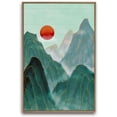 thumbnail image 4 of IDEA4WALL Framed Canvas Prints Wall Art Abstract Mountain Nature Scenery Landscape Artwork for Living Room Decoration, 24x36 inches, 4 of 4