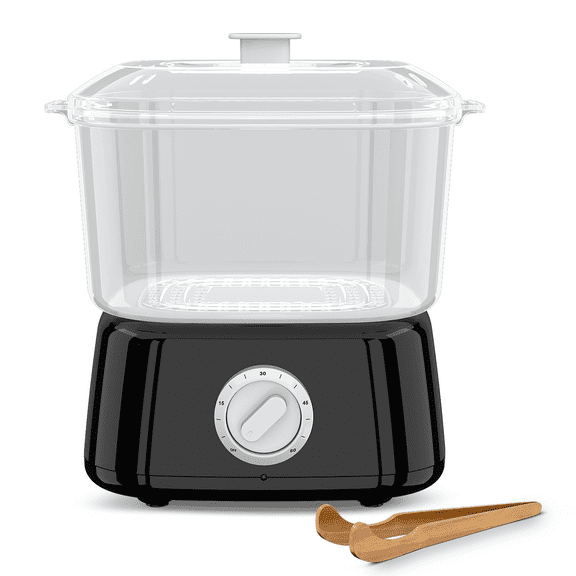 Professional Hot Towel Steamer, Hot Tower Warmer Holds 18 Facial Towels, 450W Fast Heating, Dry-Burn Protection for Spa Salon Barber Shop Hotel (Black)