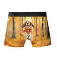 thumbnail image 2 of Welcome Fall Basset Hound Strolling Through the Autumn Maple Forest All Over Print Boxer Briefs Underwear for Men Dad Bassets Dog Breed Lovers Gifts Idea - 12012, 2 of 6