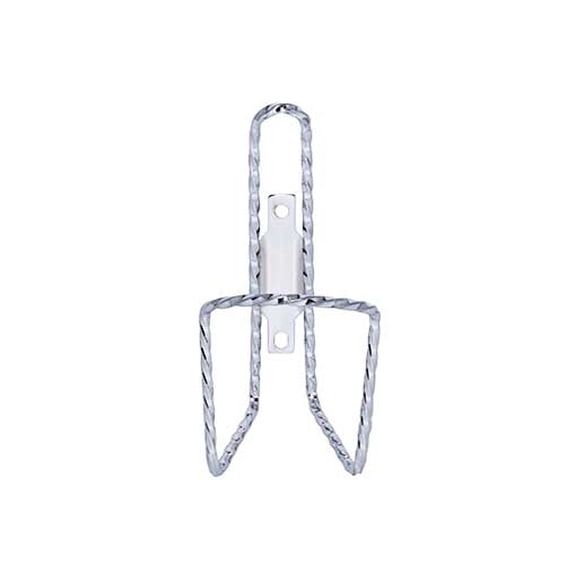 Alta Bicycle Twisted Steel Bottle Cage Steel Bicycle Chrome Bike