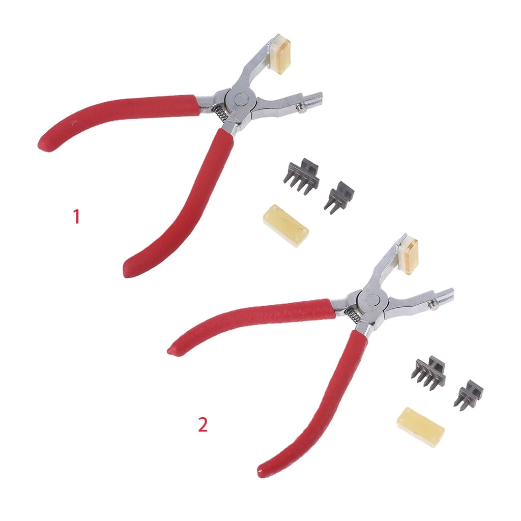 Durable Leather Punch Plier Punch Hole Tool Puncher for Belt Watch Bands Shoe Fabric Paper Working Leathercraft