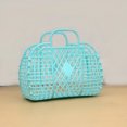 thumbnail image 2 of CSChome Bath Storage Basket Storage Basket with Handle: Large Capacity Hollow Design Beach Sundries Container, Home Supplies Organizer, 2 of 7