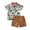 Coffee, variant on TheFound Toddler Baby Boy Short Sleeve Button Down Shirt Shorts Set 1T 2T 3T 4T 5T Outfits Summer Clothes