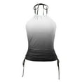 thumbnail image 6 of TTUHYWXI High Neck Tankini Tops for Women Halter Flowy Sleeveless Bathing Suits Modest Swimsuit Top No Bottom (Grey, XXL), 6 of 7