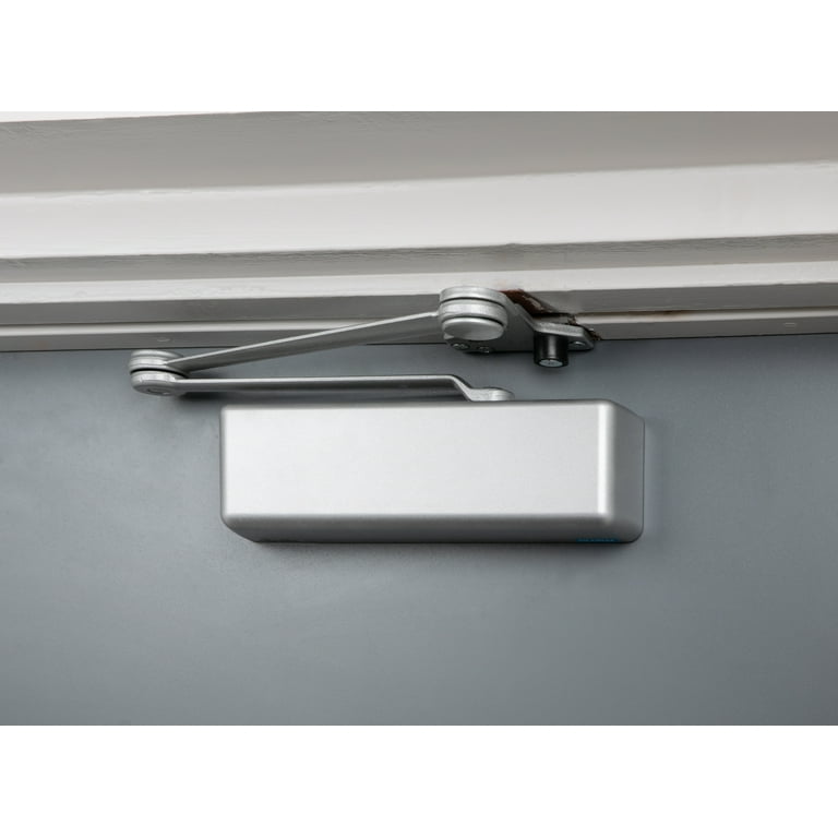 Heavy Duty ADA Commercial Door Closer with Cush-N-Stop Arm in Aluminum - Sizes 1-6 Heavy Duty ADA Commercial Door Closer with Cush-N-Stop Arm in Aluminum - Sizes 1-6