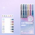 thumbnail image 2 of CMrtew Glitter Gel Pens, 6 Colors Metallic Glitter Pens for Adult Coloring Books, Drawing, DIY Crafts - Sparkle Gel Ink Markers, Journaling & Scrapbooking Supplies, 2 of 9