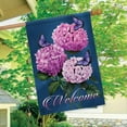 thumbnail image 4 of Butterflies and Hydrangeas Spring House Flag 40" x 28" Briarwood Lane, 4 of 5