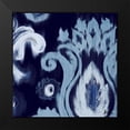 thumbnail image 2 of Pinto, Patricia 12x12 Black Modern Framed Museum Art Print Titled - Indigo Transitions with Border, 2 of 5
