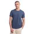thumbnail image 1 of Camiseta Tommy Hilfiger para hombre, manga corta, cuello redondo, azul marino, 1 of 4
