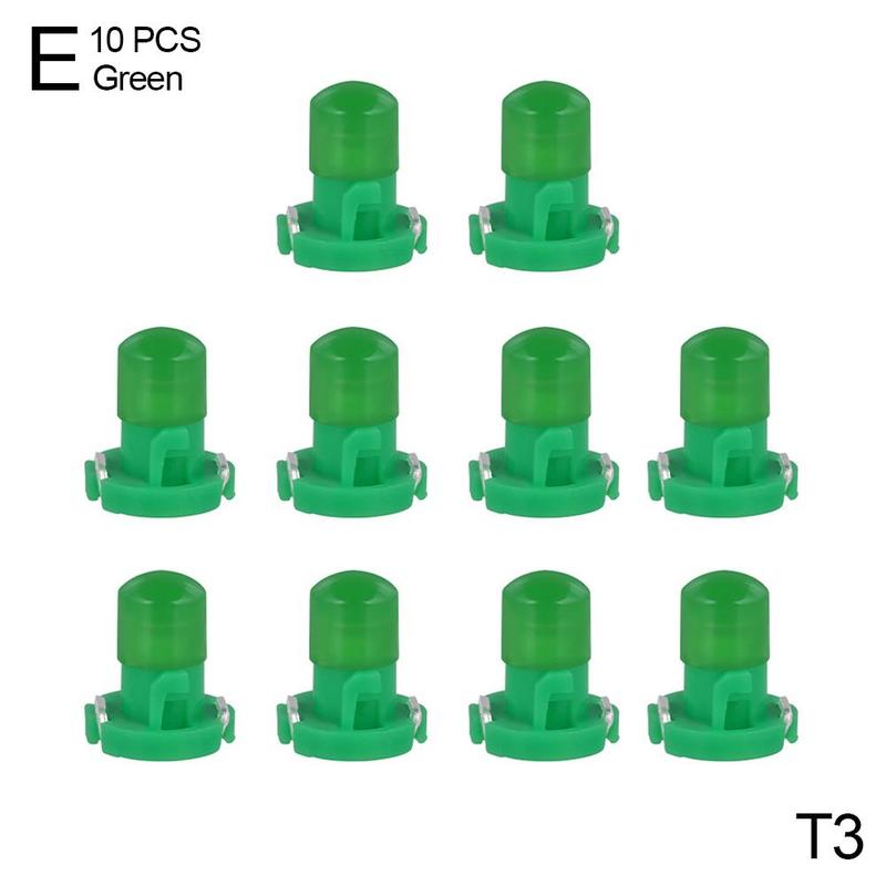 10Pcs T3 Blue LED Neo Wedge Dash Instrument Cluster Light Bulb Panel
