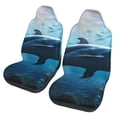 thumbnail image 2 of Haiem Ocean Dolphin Fish School Printed Car Seat Covers Set of 2, Universal Fit Car Seat Covers,Protective Seat Covers,Comfortable Car Seat Covers, Easy Installation Seat Covers, 2 of 9
