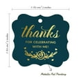 thumbnail image 7 of Inkdotpot Real Gold Foil Thanks For Celebrating With Me Birthday Tags Favor Bracket Shape Hang Pack Of 100 Paper Tags, 7 of 7