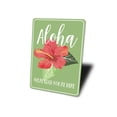 thumbnail image 4 of Aloha Flower Novelty Decor, Metal Wall Sign - 10x14 Inches, 4 of 4