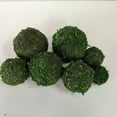 thumbnail image 1 of KAKOWELY 10 bolas decorativas de musgo artificial, guijarros verdes naturales, esferas de musgo simuladas, rellenos florales para centros de mesa, para bodas, decoración de mesas de estilo rústico., 1 of 4