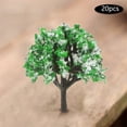 thumbnail image 3 of 20 piezas de árbol Hugo árbol micro paisaje decoración de Dioramas blanco, 3 of 8