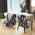 thumbnail image 2 of Designart "Minimalistic Roller II" Upholstered Mid-Century Accent Chair - Arm Chair, 2 of 5