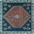 thumbnail image 1 of Ahgly Company Indoor Square Persian Light Blue Traditional Area Rugs, 6' Square, 1 of 4