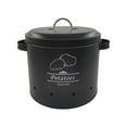 thumbnail image 4 of Vegetables Storage Bin Food Container with Lids Pots Multifunctional Kitchen Storage Canister for Counter Pantry Decoration black potatoes, 4 of 6