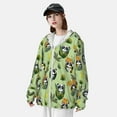 thumbnail image 3 of Gaeub Cute Panda Bear In Greenery Forest Men's and Women's UPF 50+ Long-Sleeved Sun Protection Clothing, Fishing Shirt Long Sleeve Zip-Medium, 3 of 7
