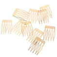 thumbnail image 3 of Peine para el cabello, adorno para el cabello en blanco, joyería para el cabello DIY para mujeres, accesorios para el cabello de metal, 10 27 cm, 3 of 9