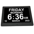 thumbnail image 4 of Reloj calendario digital, reloj digital con calendario diario digital de 8,7 pulgadas, reloj digital para personas mayores, reloj digital con resultados impresionantes, 4 of 12
