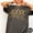 Dark Heather, variant on T-Shirt, Vintage Distressed Tiger Shirt, Oversized Retro Tiger Tee, Trendy Grunge Indie Boho Shirt, Graphic Tee