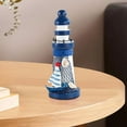 thumbnail image 6 of zhmrfg Sea Wind Wooden Mini Lighthouse Ornament, Nautical Home Decoration, Coastal Decor for Living Room, Bedroom, Office, Thoughtful Gift Idea for Housewarmings, Seaside Celebrations, 6 of 6