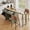 Green, variant on Yuanmin Kitchen Islands with Extendable Dining Table, 81.7" Mobile Kitchen Storage Islands, Rolling Kitchen Cart with Trash Cabinet, Power Outlet, Spice Rack & Towel Rack, Green