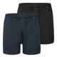 thumbnail image 1 of SCHIESSER Bóxers de punto para hombre, pack de 2 - Pack de 2 bóxers, algodón, liso Negro/Azul oscuro XL (X-Large), 1 of 7
