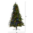thumbnail image 2 of Nearly Natural 6.5ft. Vermont Spruce Artificial Christmas Tree with 450 Color Changing (Multifunction with Remote Control) LED Lights with Instant Connect Technology and 984 Bendable Branches, 2 of 10