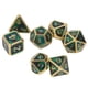 thumbnail image 4 of Dados De Metal, Exquisitos Dados Poliédricos De Metal De Alta Legibilidad Números Claros Hermosos Para Juegos De Mesa ANGGREK Tipo 1, 4 of 8