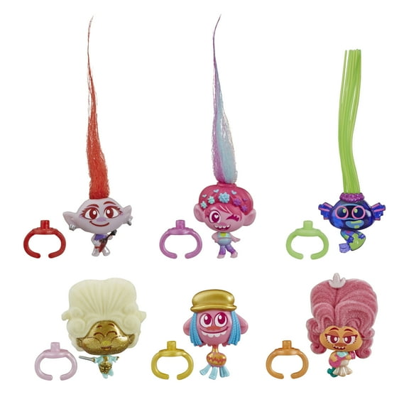 DreamWorks Trolls World Tour Tiny Dancers Find Your Beat Pack, 6 Figures