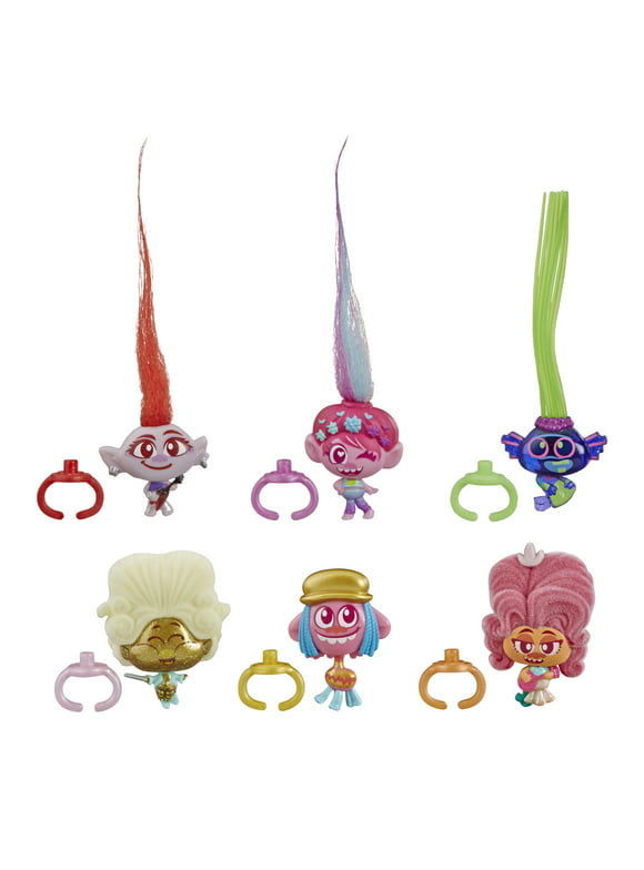 DreamWorks Trolls World Tour Tiny Dancers Find Your Beat Pack, 6 Figures