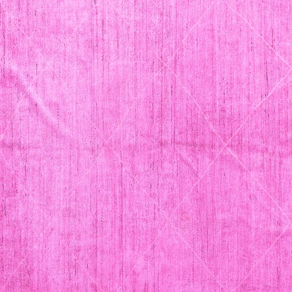 Ahgly Company Indoor Square Abstract Pink Modern Area Rugs, 6' Square