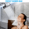 Shower Head High Pressure Rain, Luxury Showerhead with Chrome Plated