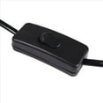 thumbnail image 5 of 5X Enchufe de EE.UU. 1.8M Cable de Alimentacion Interruptor de Boton Encendido / Apagado AC110V 3A AC250V 6A Negro, 5 of 5