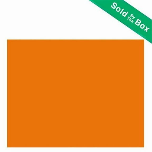 Bazic 5032- 25 Fluorescent Orange 22 in. x 28 in. Poster Board- Pack of 25