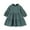 Green, variant on Happy Town Toddler Baby Girls Dress 6M-4T Fall Winter Long Sleeve Dress Lantern Solid Color Girls Clothes
