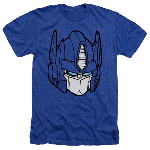 Transformers - Optimus Head - Heather Short Sleeve Shirt - Small