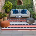 thumbnail image 2 of 4th of July Outdoor Rug for Patio/Deck/Porch, Non-Slip Large Area Rug 5 x 7 Ft, Independent Day Retro Red Blue Stars Wood Grain Indoor Outdoor Rugs Washable Area Rugs, Camping Rug Carpet Runner, 2 of 8