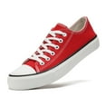 thumbnail image 3 of Unisex Low Top Lace Up Casual Canvas Shoes for Women and Men, Comfortable Lightweight Classic Fashion Sneakers Tennis Shoes for Men, 3 of 7