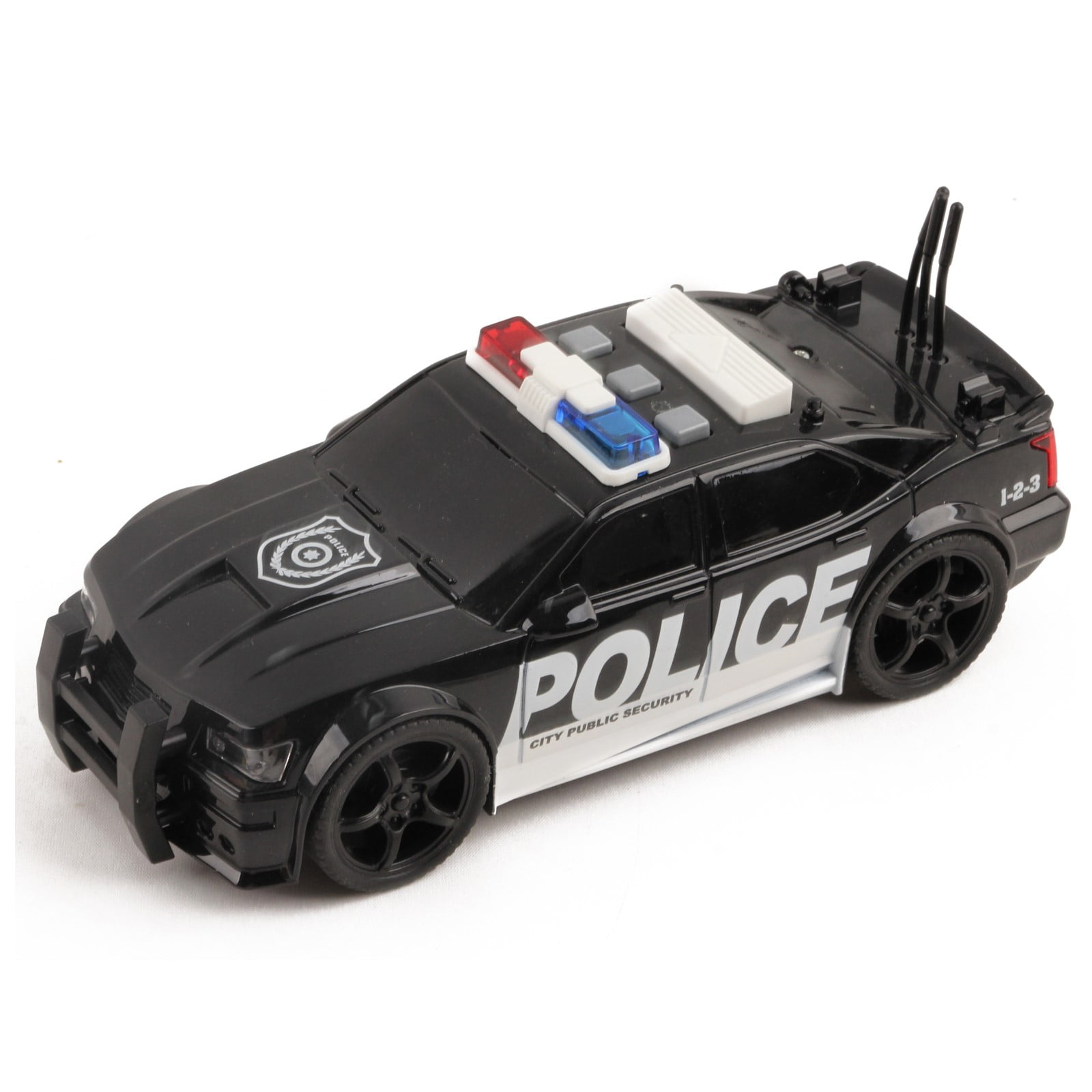 Vokodo Police Car Friction Powered 1 20 Scale With Lights Sirens And Sounds Durable Kids Rescue Emergency City Cop Vehicle Push And Go Pursuit Swat Toy Pretend Play Great Gift For Children Boys - roblox police siren loop