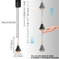 thumbnail image 5 of Adjustable Height Track Pendnat Light H-Type Retractable Lift Track Dimmable LED Manual Touch Dimmer Indoor Island Light Trumpet Accent 3 Colors Modern Downlight, 5 of 10