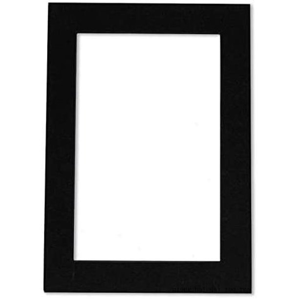 16X20 Mat Bevel Cut For 12X16 Photos Acid Free Black With Black Core