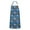 Blue Baseball Gloves, variant on Blue Background Football Hot Air Balloons Apron-Garden Aprons for Women with Pockets-Cotton Linen Waterproof Kitchen Cooking Gardening Aprons Adjustable for Kitchen,Cooking,BBQ and Salon 33x27 Inch