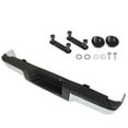 thumbnail image 2 of munirater Chrome Rear Bumper Assembly Steel without Sensor Hole Replacement for 2009-2014 F150 9L3Z17906A, 2 of 5