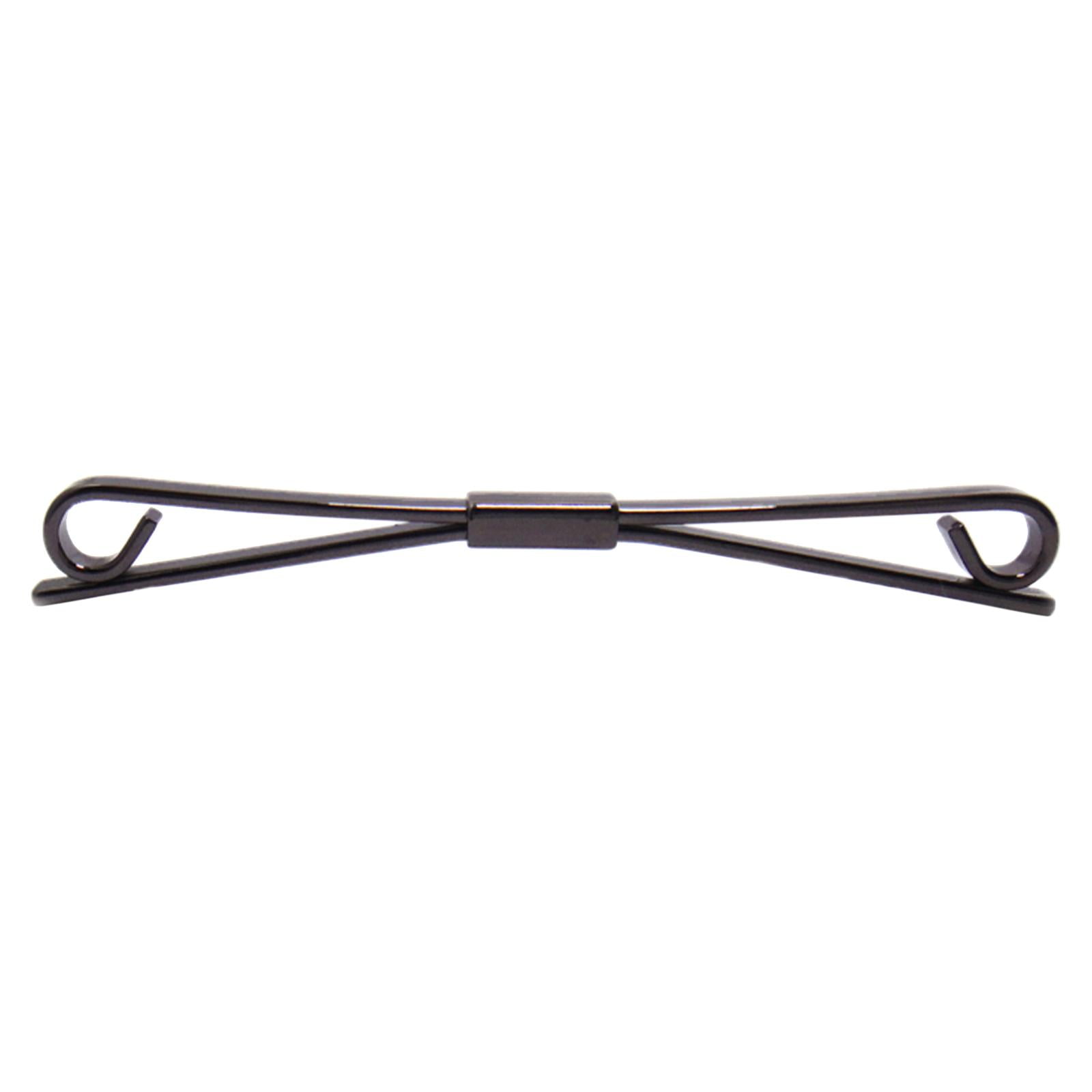 Pince à Col Classique, Pince à Col Pour Chemise, Attaches De Cravate, Pinces à Cravate Noires, Formelles Pour Cadeaux Mariage