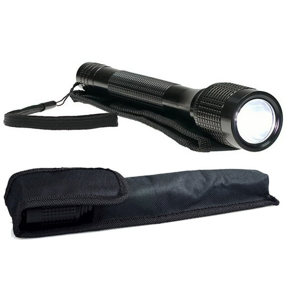 Multi Function 3W 140 Lumen Aluminum Body Flashlight W/NylonPouch